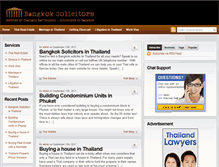 Tablet Screenshot of bangkoksolicitor.com
